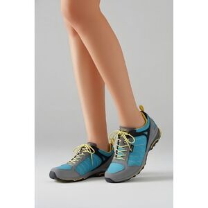 Asolo Suede Sword Rugged Vibram Turquoise Grey Hiking Trail Shoes Women's 7.5